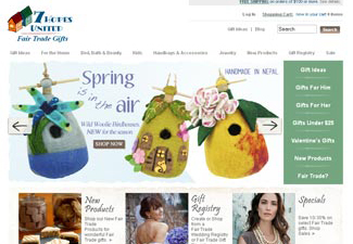 Screen shot of the sevenhopesunited.com homepage